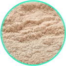 Imagem de pó de Quitosana, que reduz a absorção de gorduras na alimentação.