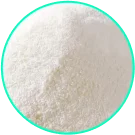 Imagem de mistura em pó de Cálcio e Zinco, minerais que regulam o metabolismo saudável. Imagem de pó branco de Inulina, fibra que auxilia a flora intestinal e contribui para o emagrecimento. Imagem de L-Tirosina em pó, aminoácido que ajuda na concentração e flexibilidade cognitiva.